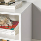 58-Inch Modern TV Console with Bookmatch Doors and Adjustable Shelves