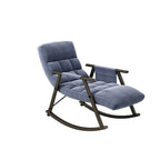 Folding Rocking Chair with Adjustable High Back and Footrest