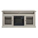 60 Inch Fireplace TV Stand with Glass Doors for TVs Up to 65 Inches