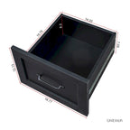 Modern Computer Desk with 2-Tier Storage Drawers and Waterproof Surface