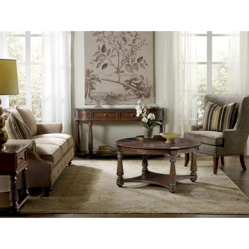 60 Inch Long Rubberwood Console Table from the