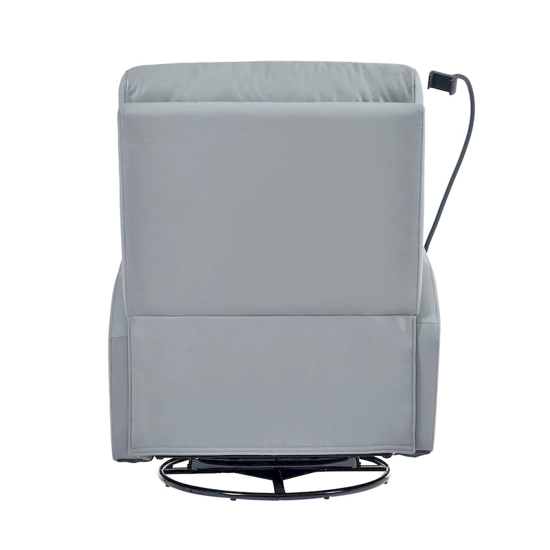 Power Recliner Chair with 270-Degree Swivel and Dual USB Ports