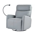 Power Recliner Chair with 270-Degree Swivel and Dual USB Ports