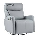 Power Recliner Chair with 270-Degree Swivel and Dual USB Ports
