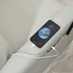 Power Recliner Chair with 270-Degree Swivel and Dual USB Ports