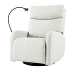 Power Recliner Chair with 270-Degree Swivel and Dual USB Ports