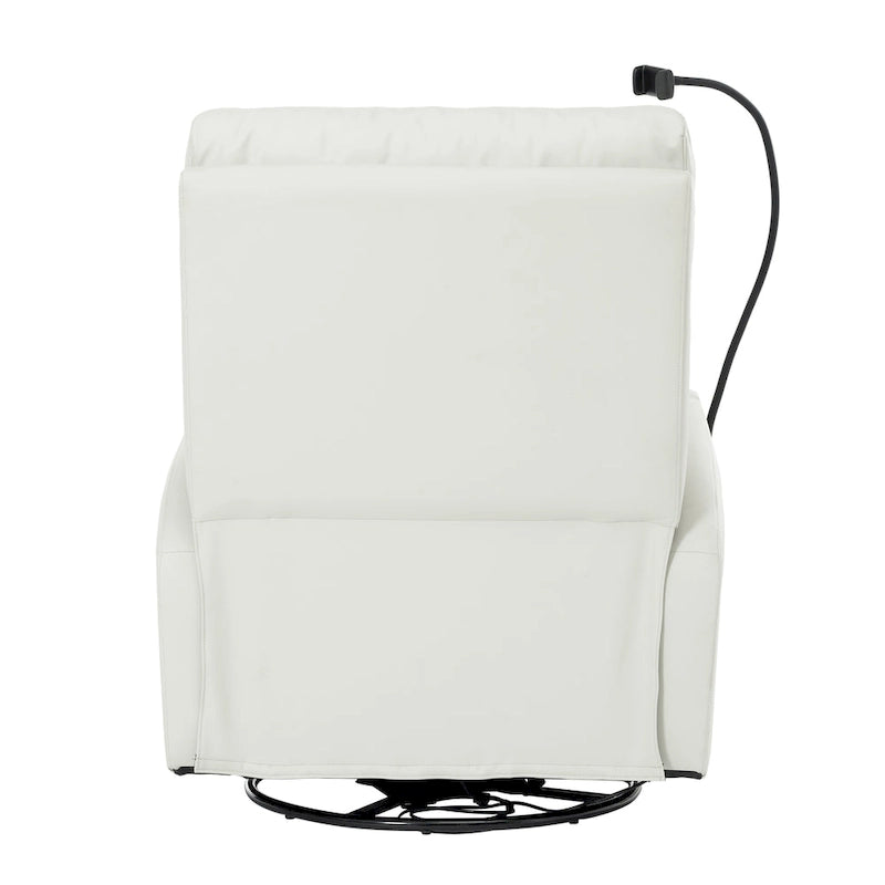 Power Recliner Chair with 270-Degree Swivel and Dual USB Ports