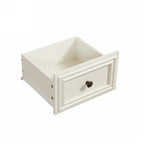 7-Drawer Horizontal Dresser with Vintage Embossed Design and Metal Slides