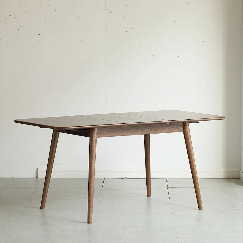 Extendable Solid Oak Round Dining Table Seats Ten