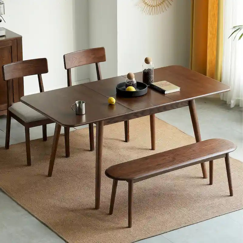 Extendable Solid Oak Round Dining Table Seats Ten
