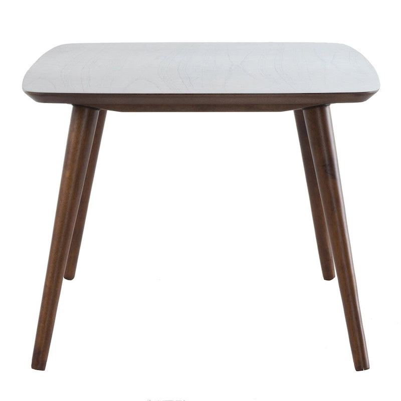 Mid-Century Walnut Wood Rectangle Coffee Table 39.5 x 23.7 x 18.25 Inch