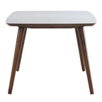 Mid-Century Walnut Wood Rectangle Coffee Table 39.5 x 23.7 x 18.25 Inch