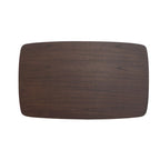 Mid-Century Walnut Wood Rectangle Coffee Table 39.5 x 23.7 x 18.25 Inch