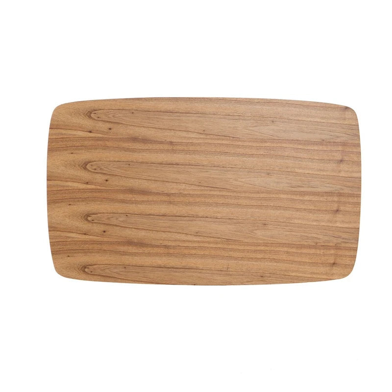 Mid-Century Walnut Wood Rectangle Coffee Table 39.5 x 23.7 x 18.25 Inch