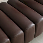 Upholstered Sherpa Sofa Bench with Adjustable Backrest and Gold Legs