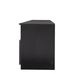 80-Inch Modern Minimalist TV Stand with Drawers and Open Shelves