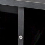 80-Inch Modern Minimalist TV Stand with Drawers and Open Shelves