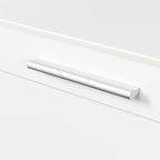 80-Inch Modern Minimalist TV Stand with Drawers and Open Shelves
