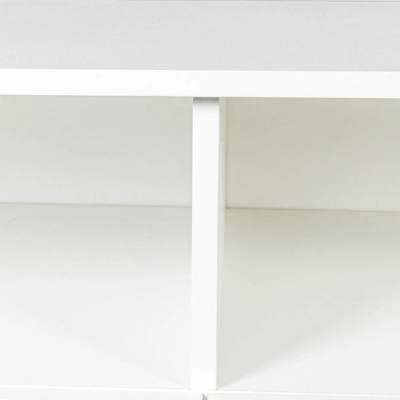 80-Inch Modern Minimalist TV Stand with Drawers and Open Shelves