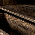 80-Inch Modern Minimalist TV Stand with Drawers and Open Shelves