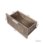 80-Inch Modern Minimalist TV Stand with Drawers and Open Shelves