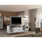 63 Inch Mid-Century Metal Leg Media Cabinet Console TV Stand