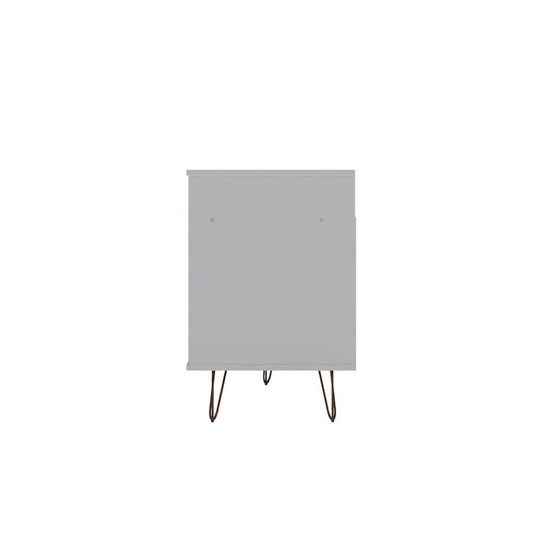 63 Inch Mid-Century Metal Leg Media Cabinet Console TV Stand