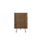 63 Inch Mid-Century Metal Leg Media Cabinet Console TV Stand