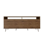 63 Inch Mid-Century Metal Leg Media Cabinet Console TV Stand