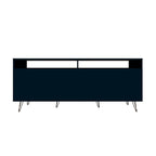 63 Inch Mid-Century Metal Leg Media Cabinet Console TV Stand