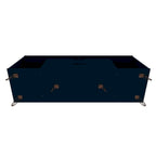 63 Inch Mid-Century Metal Leg Media Cabinet Console TV Stand