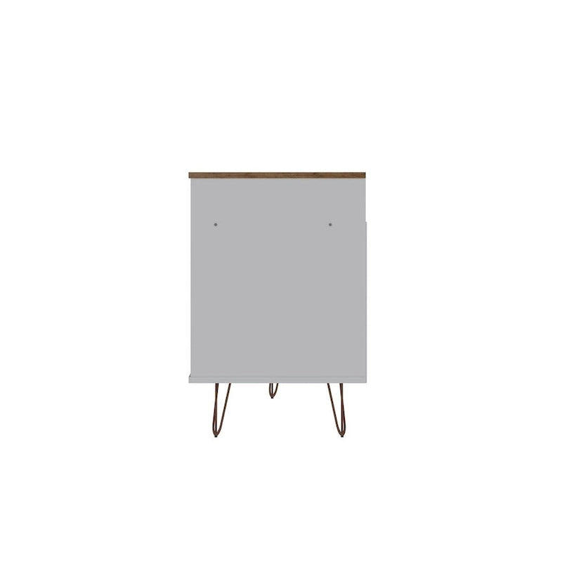 63 Inch Mid-Century Metal Leg Media Cabinet Console TV Stand
