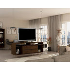 63 Inch Mid-Century Metal Leg Media Cabinet Console TV Stand