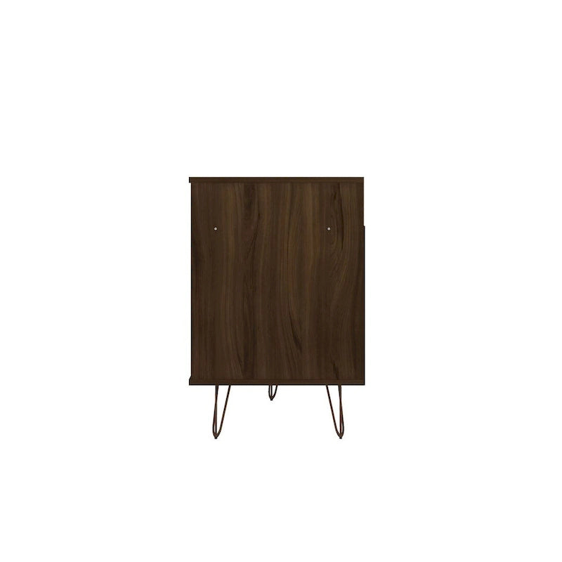 63 Inch Mid-Century Metal Leg Media Cabinet Console TV Stand