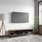 Cole TV Bench with Open Shelves, TVs up to 85 - N/A