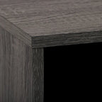 71 Inch Modern TV Bench with Six Open Adjustable Shelf Compartments