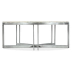 Hooker Furniture 5934-80111-00 Melange 42 Diameter Onyx and Steel