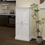 50 LED Kitchen Pantry Cabinet Freestanding Buffet with Storage