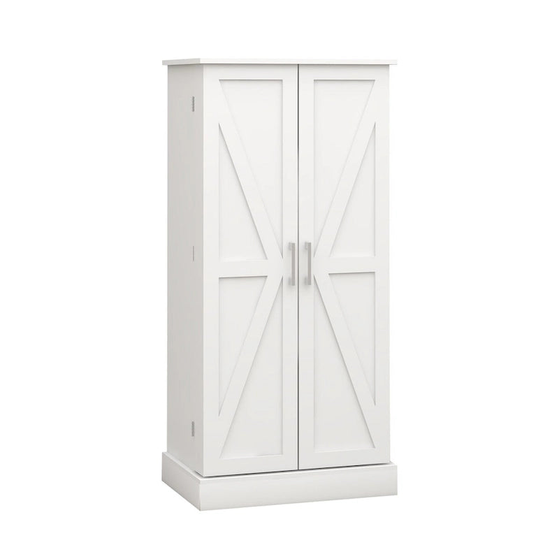 50 LED Kitchen Pantry Cabinet Freestanding Buffet with Storage