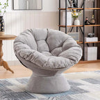 Oversized 360-Degree Swivel Accent Chair for Living Room and Bedroom