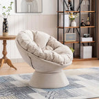 Oversized 360-Degree Swivel Accent Chair for Living Room and Bedroom