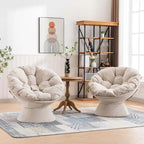 Oversized 360-Degree Swivel Accent Chair for Living Room and Bedroom