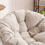 Oversized 360-Degree Swivel Accent Chair for Living Room and Bedroom