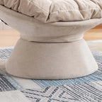 Oversized 360-Degree Swivel Accent Chair for Living Room and Bedroom