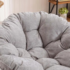 Oversized 360-Degree Swivel Accent Chair for Living Room and Bedroom