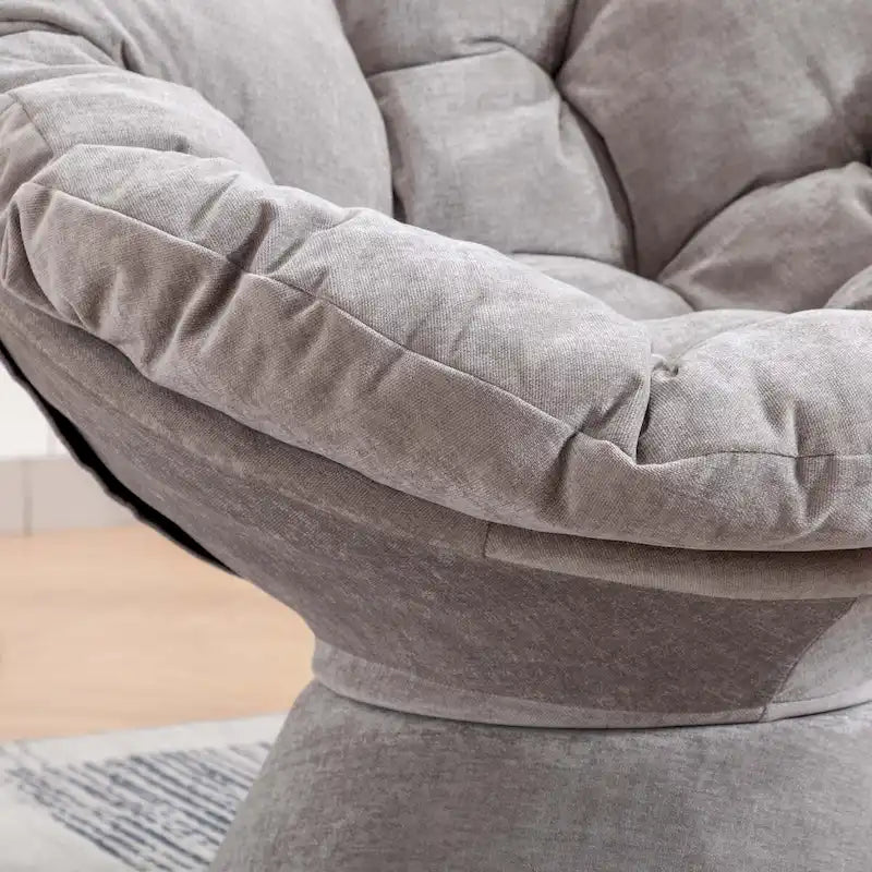Oversized 360-Degree Swivel Accent Chair for Living Room and Bedroom