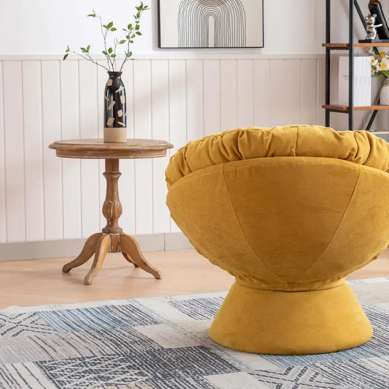 Oversized 360-Degree Swivel Accent Chair for Living Room and Bedroom