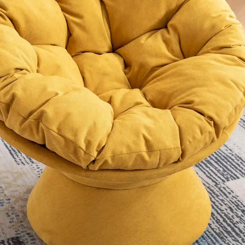 Oversized 360-Degree Swivel Accent Chair for Living Room and Bedroom