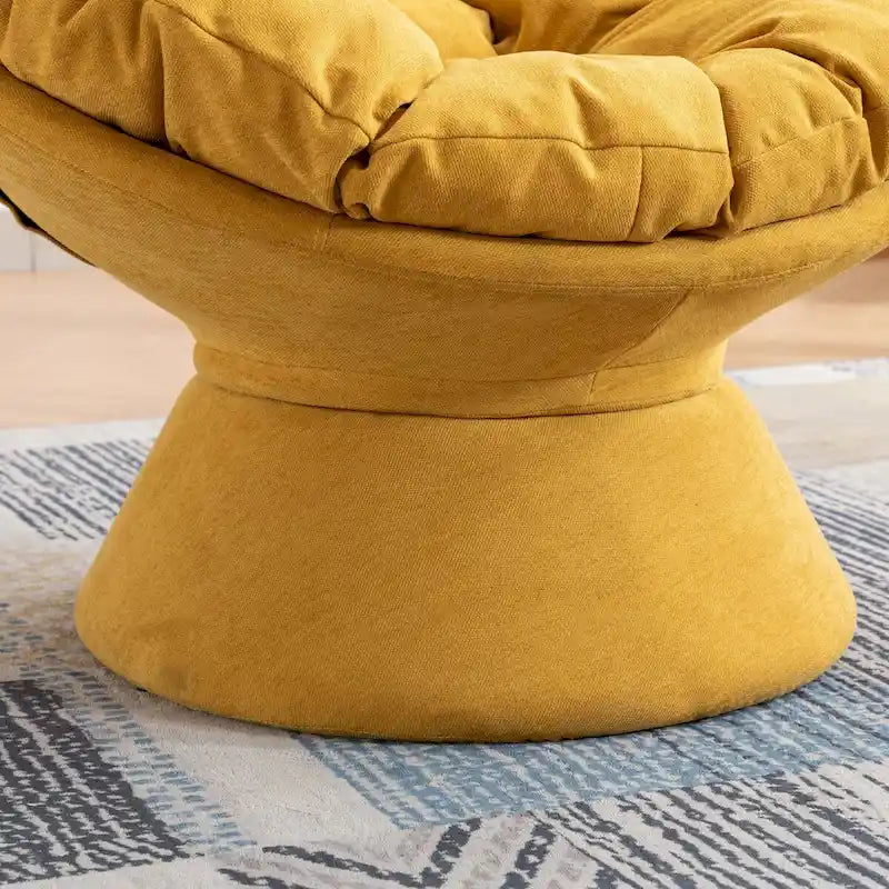 Oversized 360-Degree Swivel Accent Chair for Living Room and Bedroom