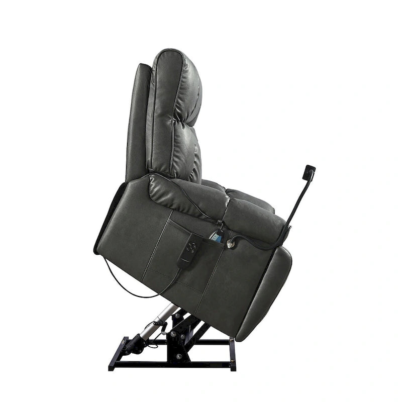 Electric Power Lift Recliner Chair with Massage Heat and Phone Holder